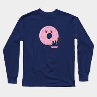 Frosted Donut Monster Long Sleeve T-Shirt